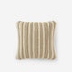 Snug Piped Throw Pillow Biscotti - Sahara Tan