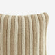 Snug Piped Throw Pillow Biscotti - Sahara Tan