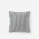 Snug Piped Throw Pillow Cloud Gray - Cloud Gray