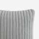 Snug Piped Throw Pillow Cloud Gray - Cloud Gray
