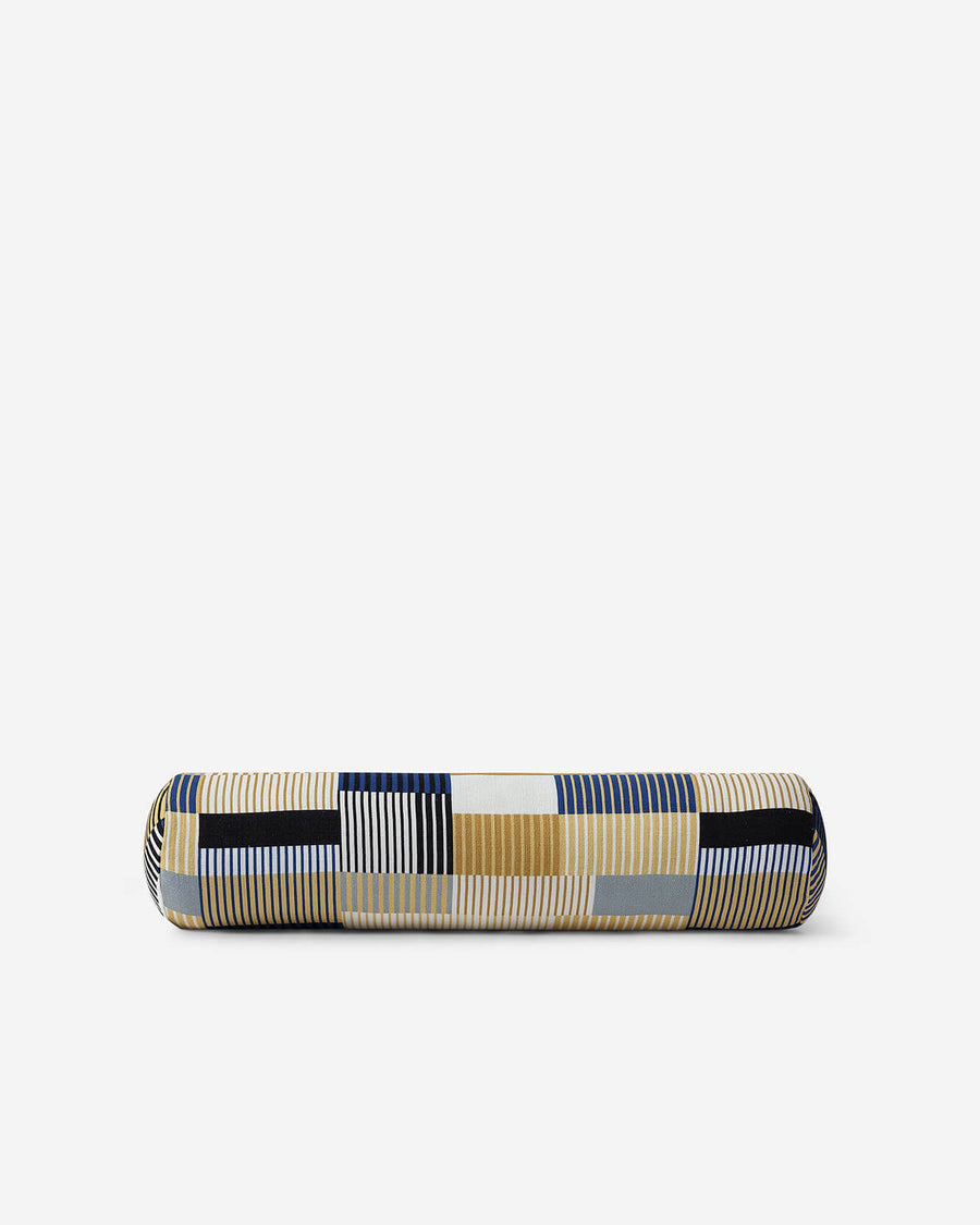 Sunday-Citizen_Plaid-Bolster_Pillow Gold