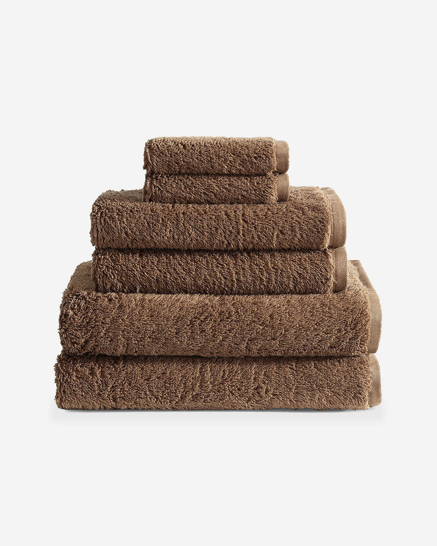 Plush Towel Set Mocha