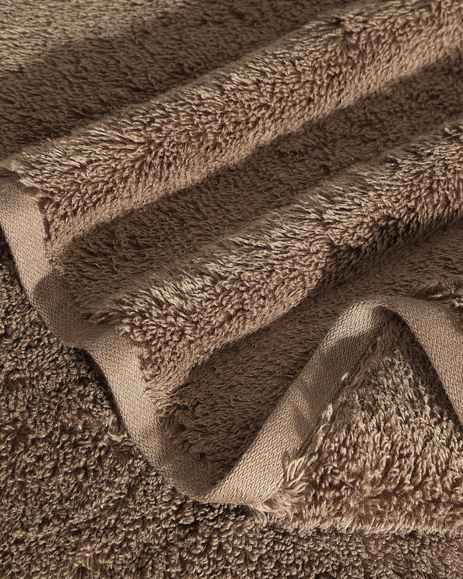 Plush Towel Set Mocha