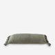 Braided Pom Pom Lumbar Pillow Boulder