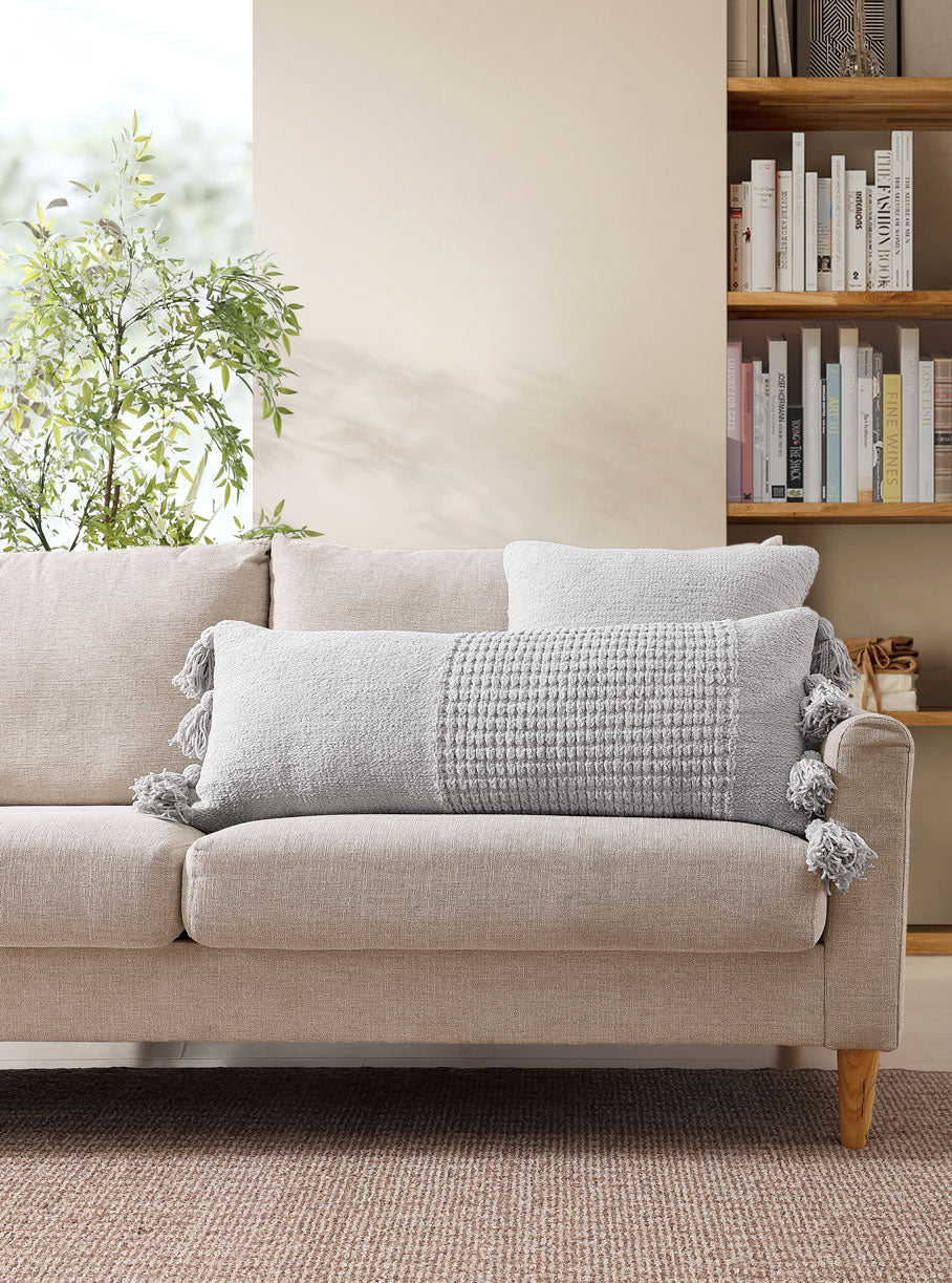 Braided Pom Pom Lumbar Pillow – Sunday Citizen