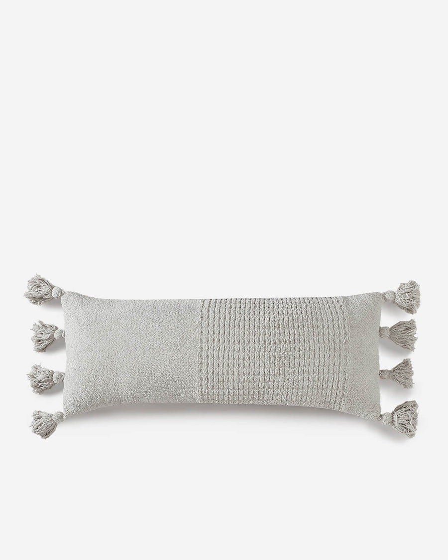 Image of Braided Pom Pom Lumbar Pillow