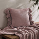 Pom Pom Throw Pillow Rose