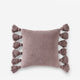 Pom Pom Throw Pillow Rose