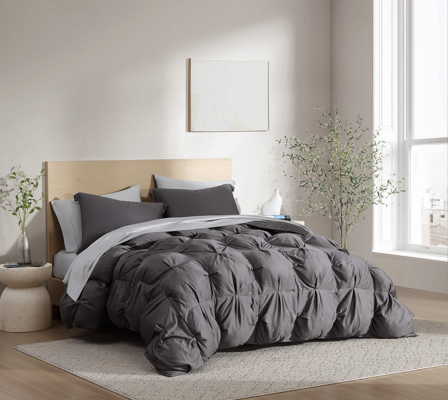 Premium Bamboo Bubble Comforter Granite