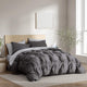 Premium Bamboo Bubble Comforter Bundle Granite