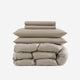 Premium Bamboo Bubble Essentials Bundle Taupe