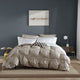 Premium Bamboo Bubble Comforter Bundle Taupe