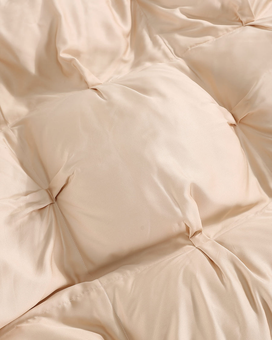Premium Bamboo Bubble Comforter Blush