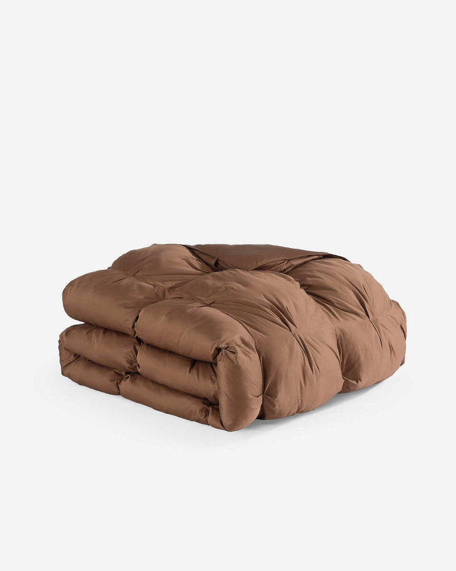 Premium Bamboo Bubble Comforter Chestnut