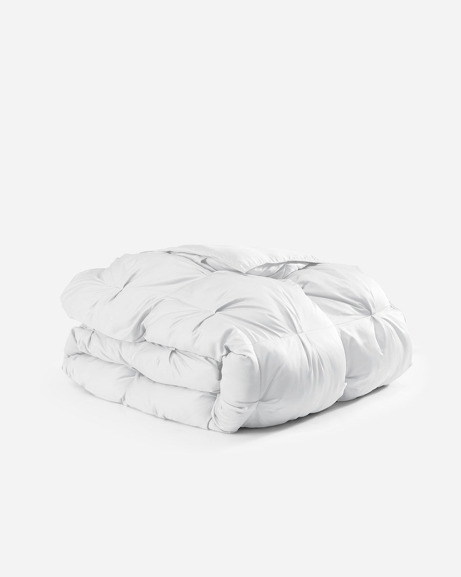 Premium Bamboo Bubble Comforter Clear White