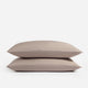 Natural Premium Bamboo Pillowcase Set Taupe