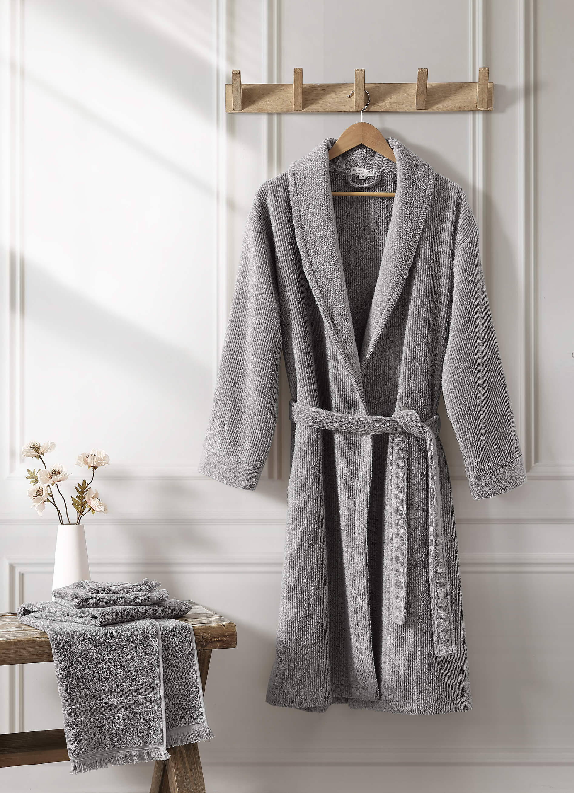 Ribbed Bath Robe | Last Chance – Sunday Citizen