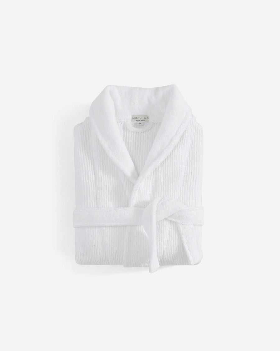 Image of Ribbed Bath Robe