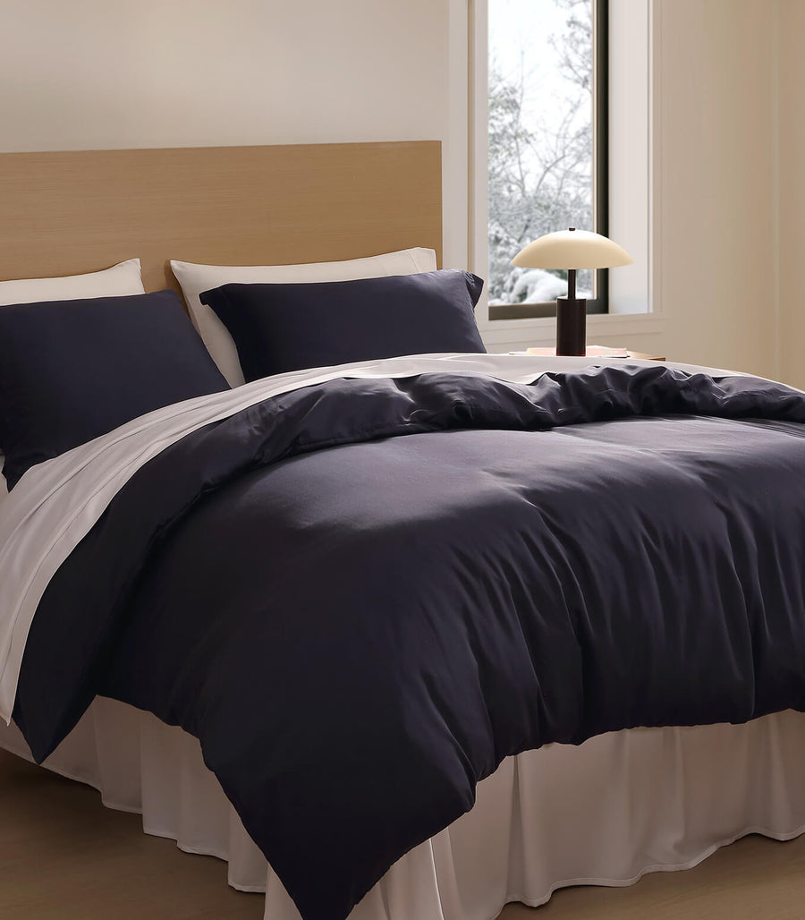 Sunday-Citizen_Silky-Lyocell-Duvet Cover Baritone Blue