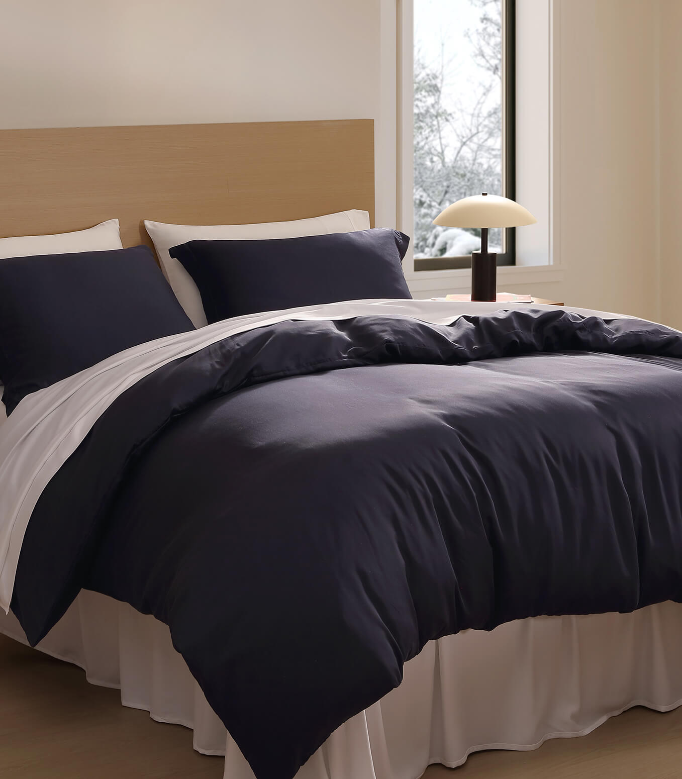 Sunday-Citizen_Silky-Lyocell-Duvet Cover Baritone Blue