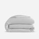 Silky Lyocell Duvet Cover Pearl Gray