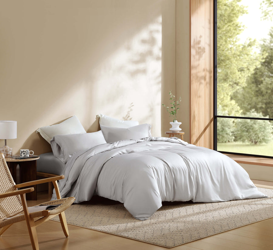 Silky Lyocell Make Your Bed Bundle Pearl Gray