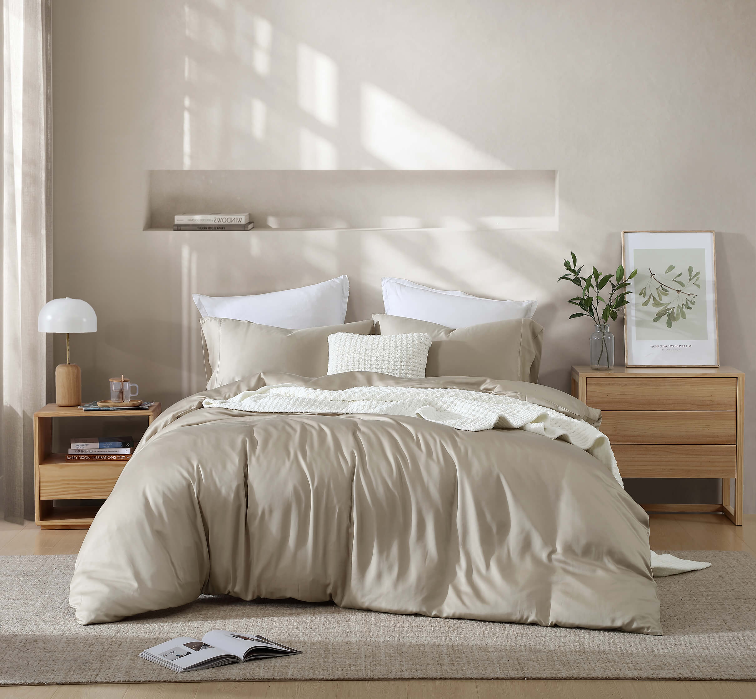 Silky Lyocell Fitted Fitted Sheet Set | Sunday Citizen