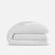 Silky Lyocell Duvet Cover Clear White