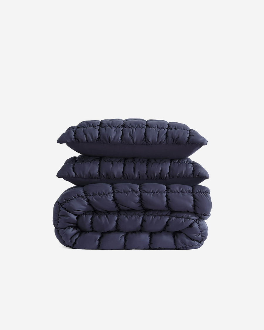 Sunday-Citizen_Silky-Lyocell-Puff-Sham-Comforter Bundle Baritone Blue