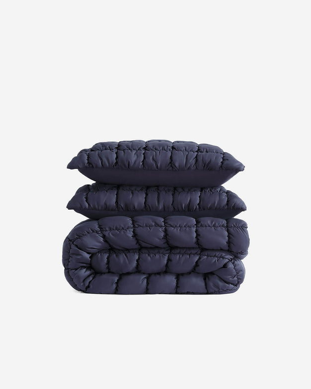 Sunday-Citizen_Silky-Lyocell-Puff-Sham-Comforter Bundle Baritone Blue