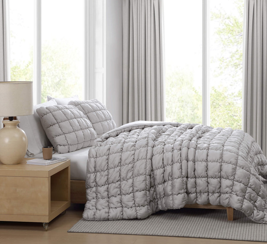 Silky Lyocell Puff Bundle Pearl Gray