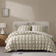 Silky Lyocell Puff Sham Set Sandstone