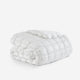 Silky Lyocell Puff Comforter Clear White