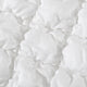 Silky Lyocell Puff Comforter Clear White