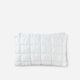 Silky Lyocell Puff Sham Set Clear White
