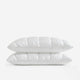 Silky Lyocell Puff Comforter Bundle Clear White
