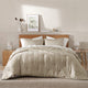 Silky Lyocell Stitch Sham Set Sandstone