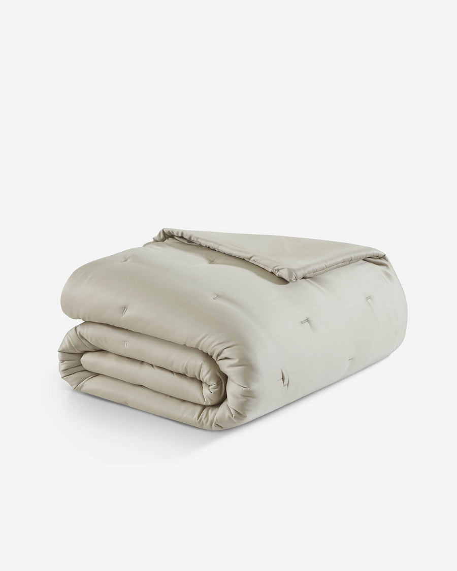 Silky Lyocell Stitch Comforter Sandstone