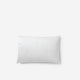 Silky Lyocell Stitch Sham Set Clear White