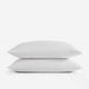Silky Lyocell Pillowcase Set Clear White