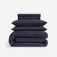 Sunday-Citizen_Silky-Lyocell Fitted Sheet Sheet Set Pillowcase Duvet Bundle Baritone Blue