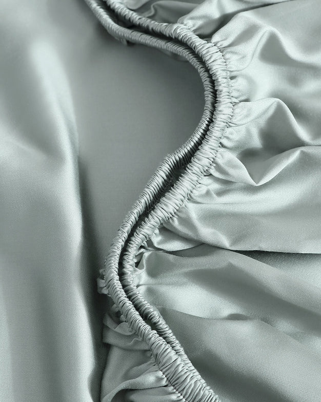 Sunday-Citizen_Silky-Lyocell Fitted Sheet Sheet Set Pillowcase Slate Grey
