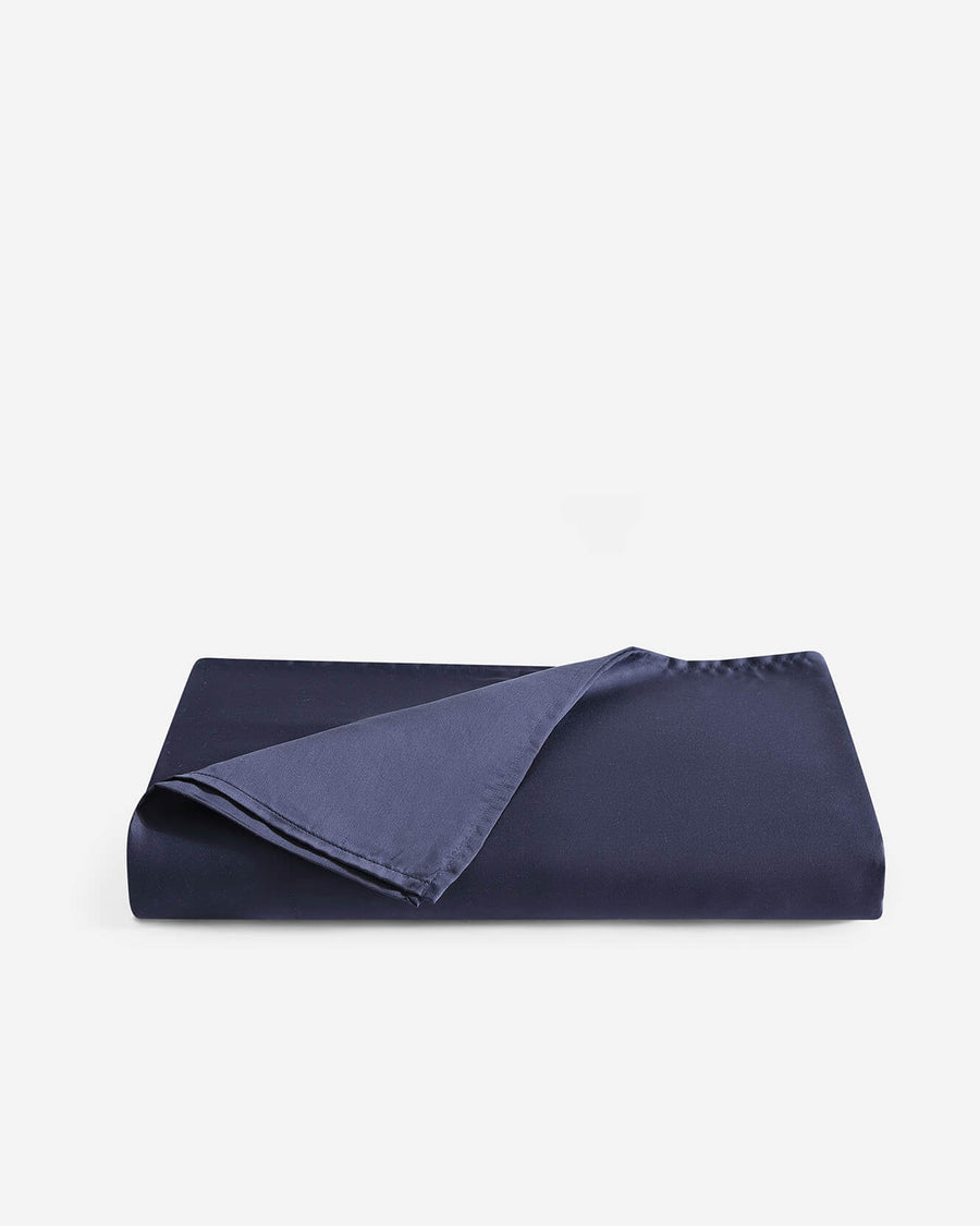Sunday-Citizen_Silky-Lyocell-Sheet-Set Pillowcase Baritone Blue