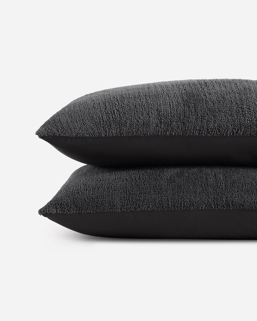 Snug + Bamboo Sham Set Coal