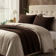 Sunday Citizen Snug Bed Blanket Sham Set Chocolate Martini 