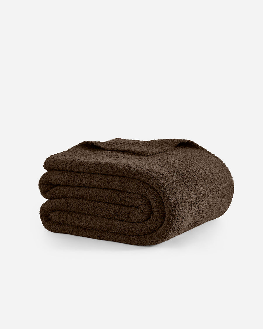 Sunday Citizen Snug Bed Blanket in Chocolate Martini