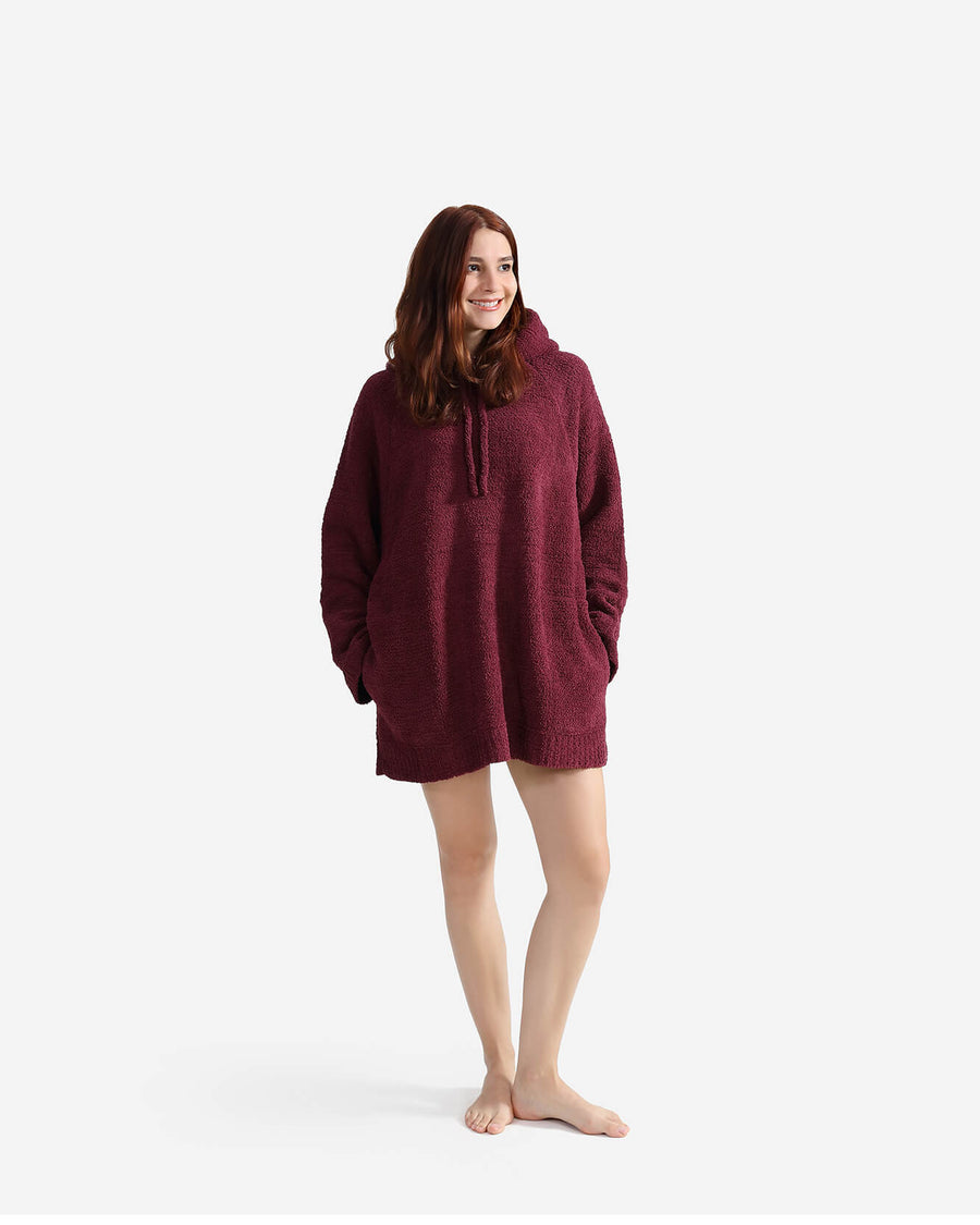 Snug Blanket Hoodie Socks Fig