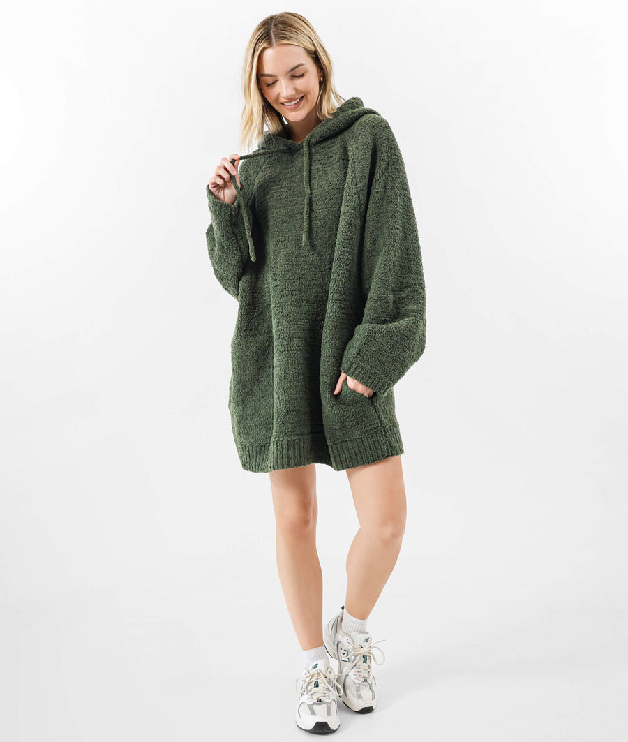 Snug Blanket Hoodie Moss