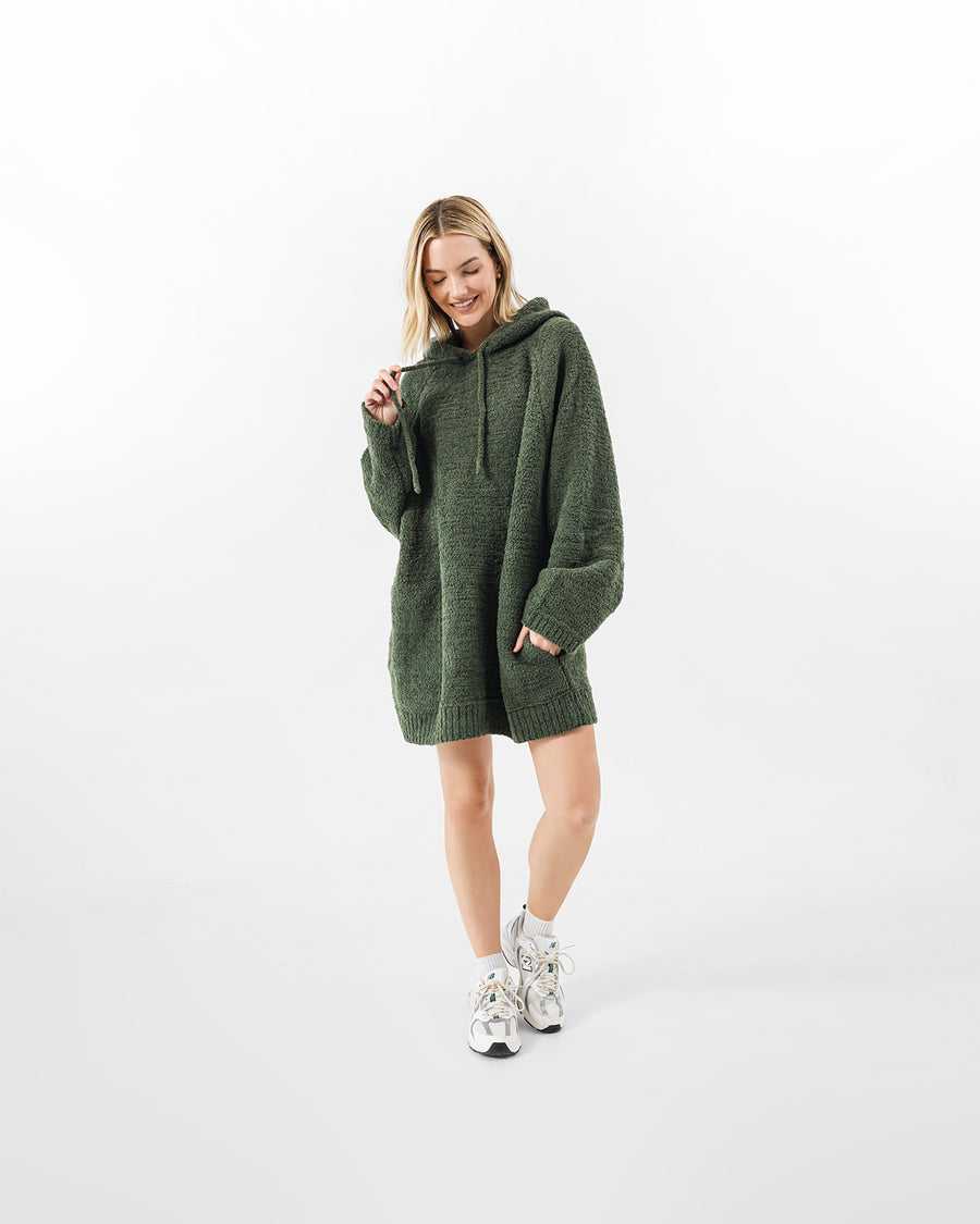 Snug Blanket Hoodie Moss