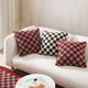 Checkerboard Throw Pomegranate - Rose